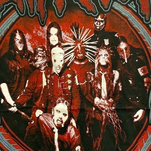 Slipknot Rock Unisex Adult Black Graphic Vintage Concert T-Shirt Tour 2012 New - Picture 10 of 16